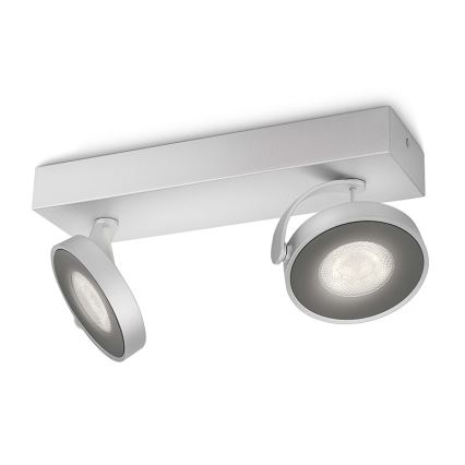 Philips 53172/48/16 - LED bodové svietidlo MYLIVING CLOCKWORK 2xLED/4W/230V