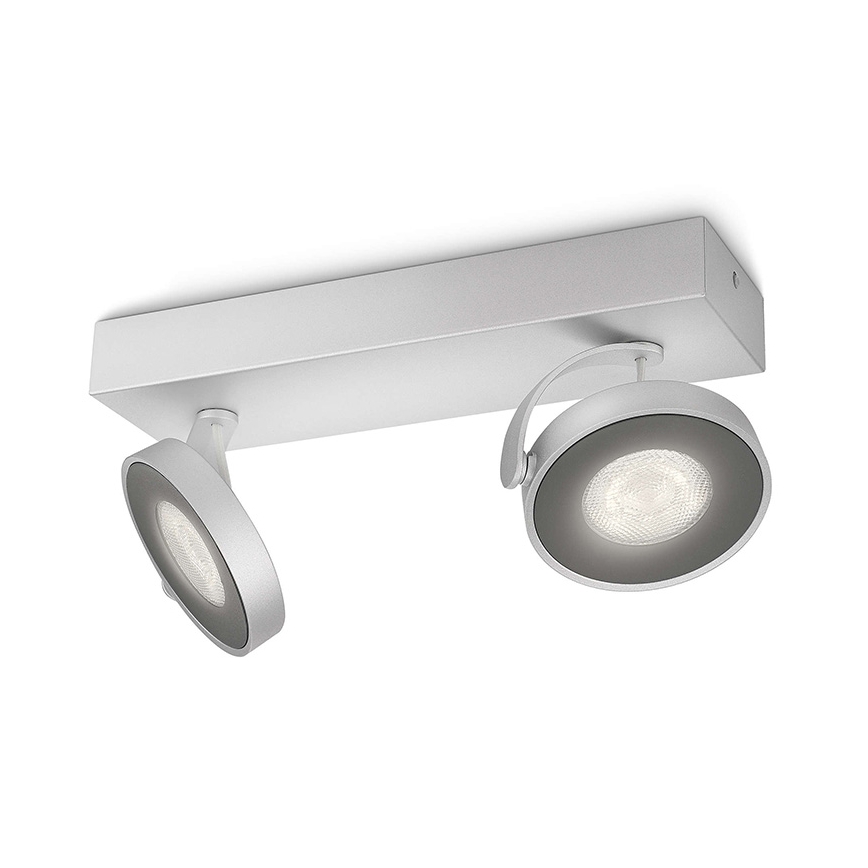 Philips 53172/48/16 - LED bodové svietidlo MYLIVING CLOCKWORK 2xLED/4W/230V