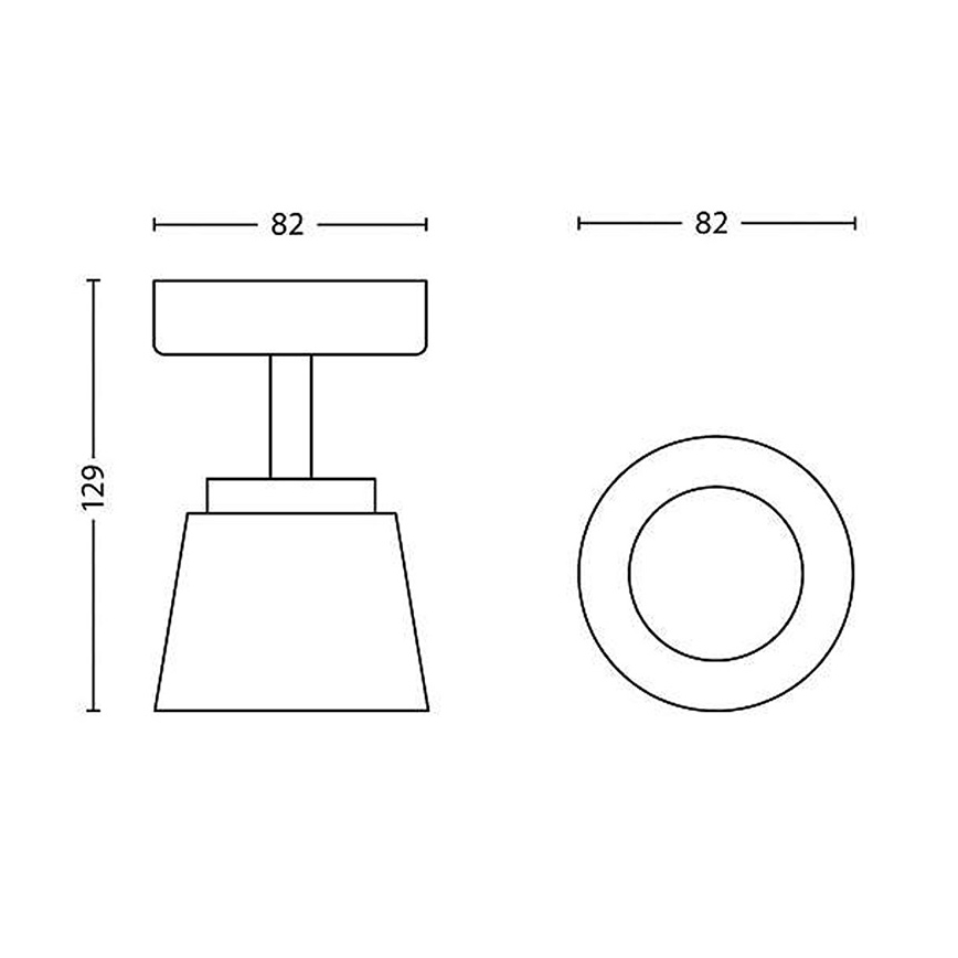 Philips 53340/17/16 - LED bodové svietidlo DENDER 1xLED/4W/230V