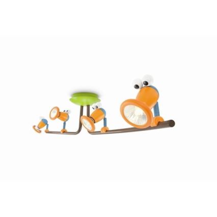 Philips 56314/55/16 - Detské bodové svietidlo MYKIDSROOM BIRDEY 4xGU10/35W/220-240V