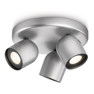 Philips 56493/48/16 - LED Stmievateľné bodové svietidlo MYLIVING ZESTA 3xLED/6W/230V