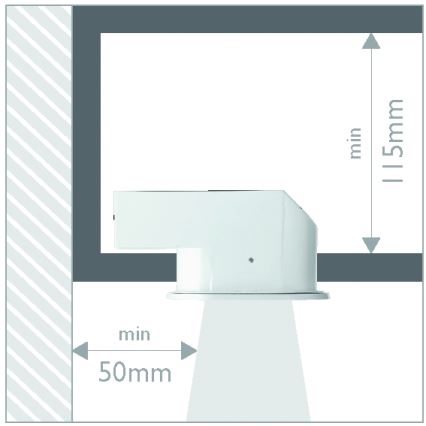 Philips 57955/31/16 - Kúpeľňové podhľadové svietidlo MYLIVING HUDDLE 1xE27/12W/230V biela