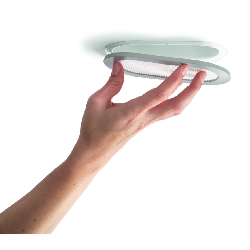Philips 57955/48/16 - Kúpeľňové podhľadové svietidlo MYLIVING HUDDLE 1xE27/12W