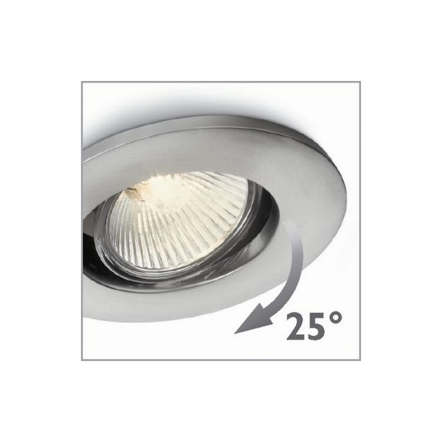 Philips 57959/17/PN - Podhľadové svietidlo AGENA 1xGU10/35W/230V