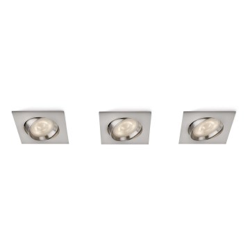 Philips 59080/17/16 - SADA 3x LED podhľadové svietidlo MYLIVING GALILEO 3xLED/3W/230V Philips 59080/17/16 - SADA 3x LED podhľadové svietidlo MYLIVING GALILEO 3xLED/3W/230V