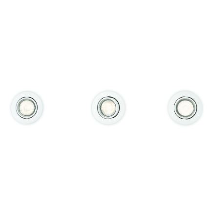 Philips 59243/31/E7 - SADA 3x Podhľadové svietidlo ENIF 3xGU10/50W/230V