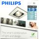 Philips 59300/17/16 - LED podhľadové svietidlo MYLIVING ACAMAR 1xGU10/50W/230V +1xGU10/6W
