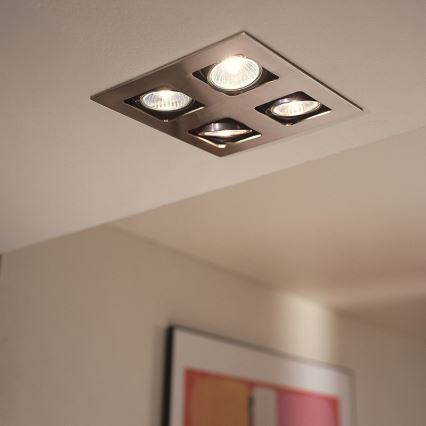 Philips 59304/17/16 - Bodové svítidlo ARTEMIS 4xGU10/50W/230V