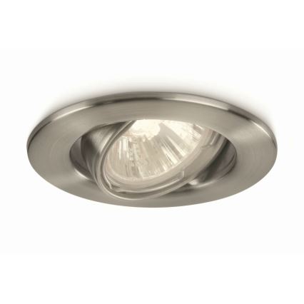Philips 59463/17/PN - SADA 3x Podhľadové kúpeľňové svietidlo MYLIVING VIRGO 3xGU10/35W/230V