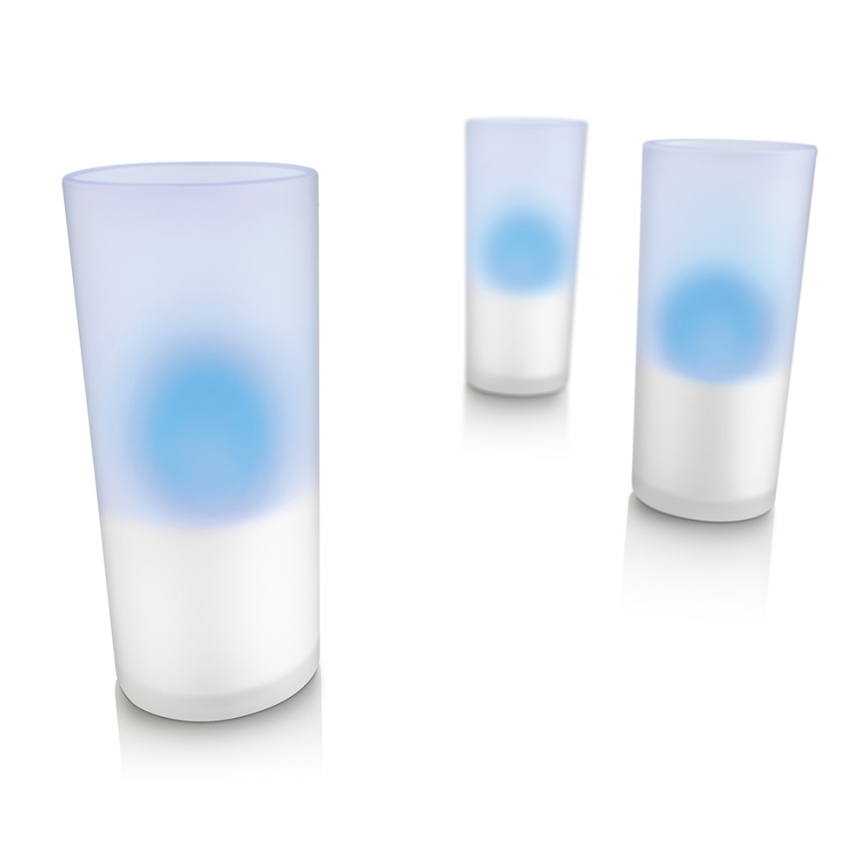 Philips 69108/35/PH - 3xSADA LED sviečka CANDLELIGHTS 3xLED/6W