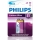 Philips 6FR61LB1A/10 - Lithiová batéria 6LR61 LITHIUM ULTRA 9V 600mAh