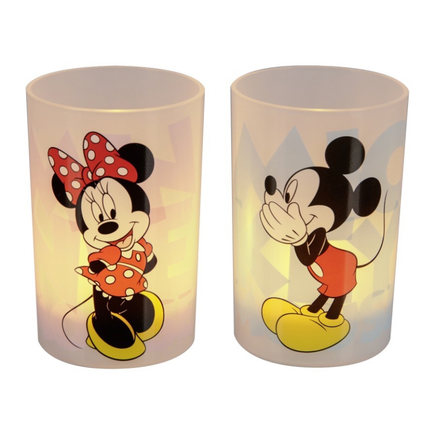 Philips 71712/55/16 - LED stolní lampa MICKEY&MINNIE (sada 2ks.) 1xLED/1,5W/230V