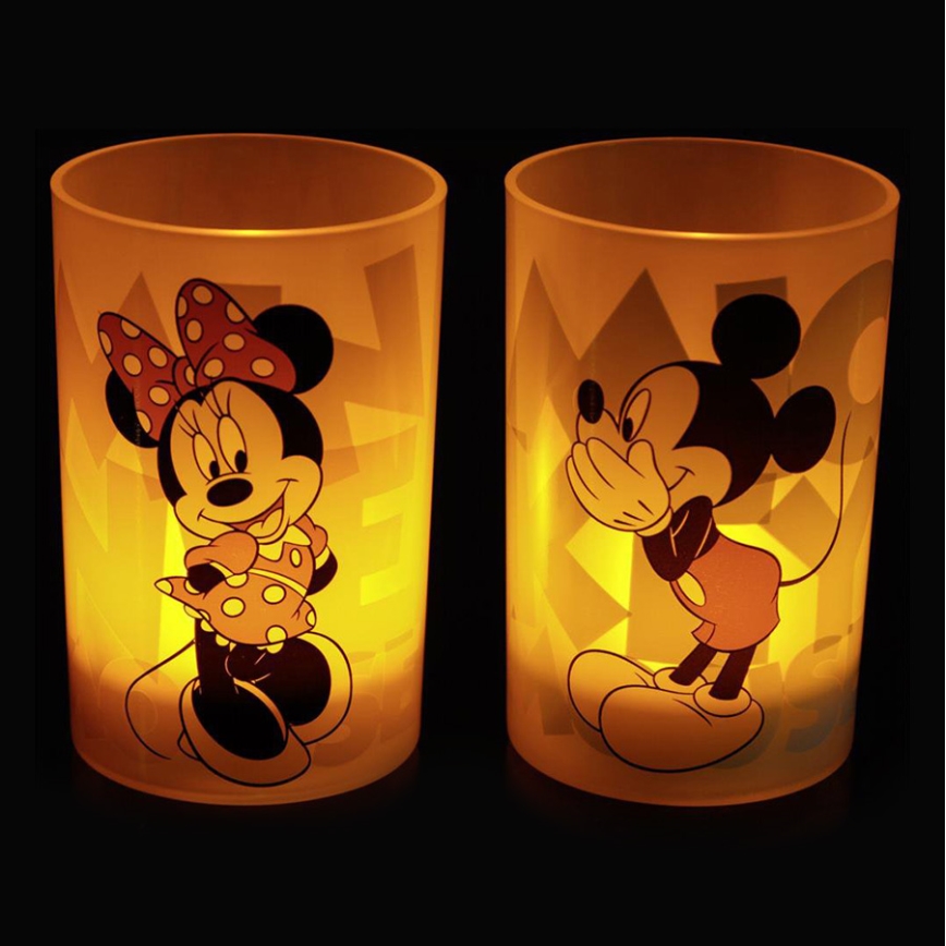 Philips 71712/55/16 - LED stolná lampa CANDLES MICKEY & MINNIE MOUSE (sada 2ks.) 1xLED/1,5W/230V