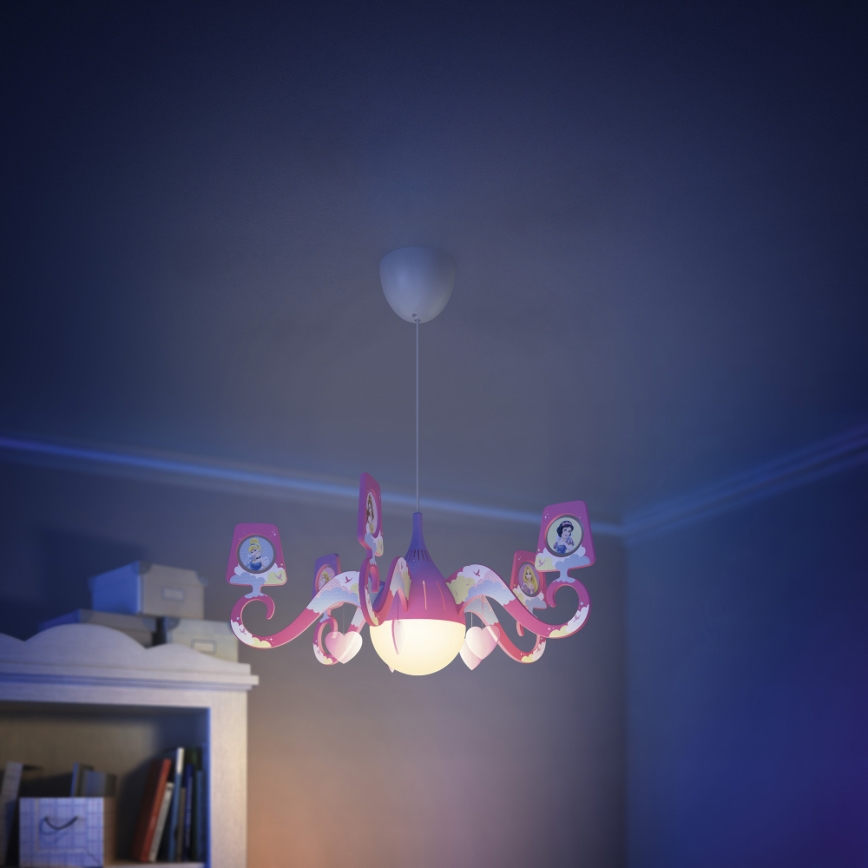 Philips 71757/28/16 - Detský luster DISNEY PRINCESS 1xE27/15W/230V