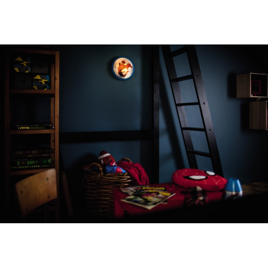 Philips 71760/40/16 - Detské nástenné LED svietidlo DISNEY SPIDER-MAN 1xLED/4W/230V
