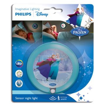 Philips 71765/08/16 - LED detské nástenné svietidlo FROZEN 1xLED/0,06W/2xAAA senzor