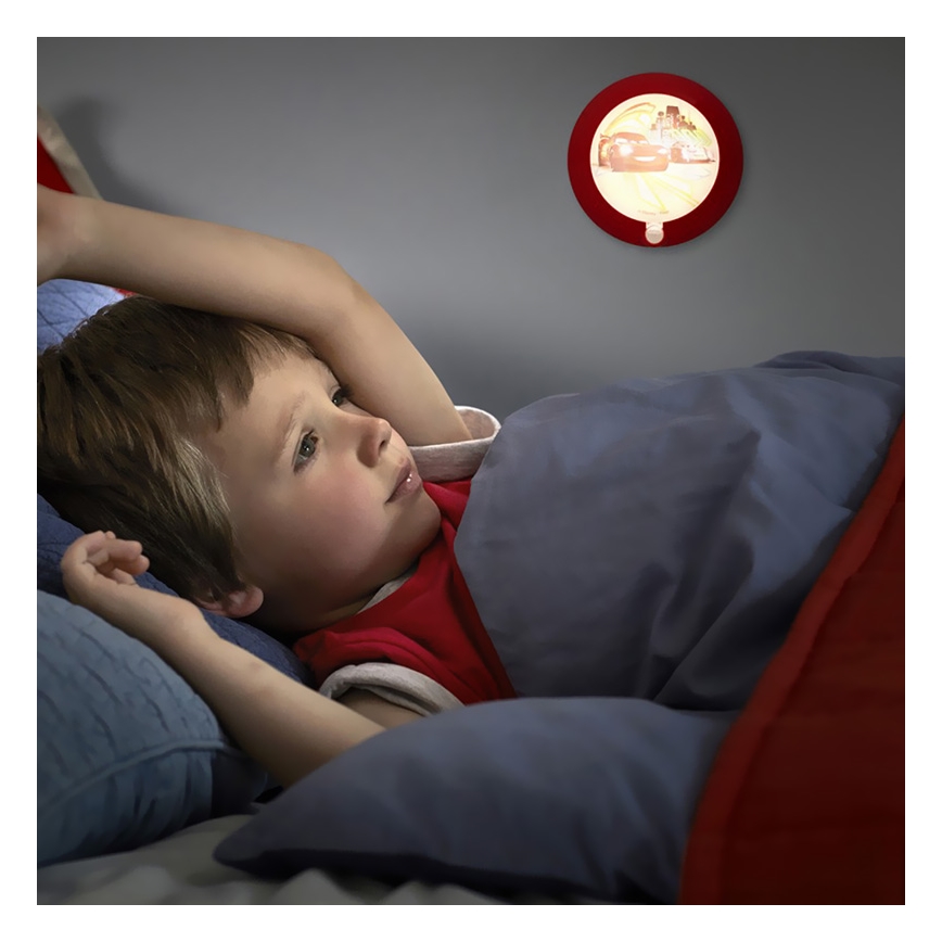 Philips 71765/32/16 - Dětské orientační LED svítidlo CARS 1xLED/0,06W/3V