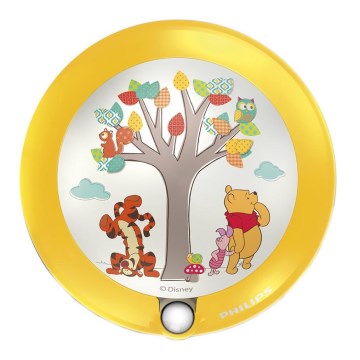 Philips 71765/34/16 - LED Detské svietidlo so senzorom DISNEY WINNIE THE POOH 1xLED/0,06W/2xAAA