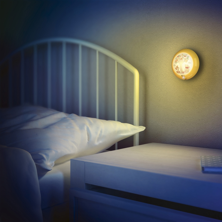 Detské orientačné LED svietidlo 1xLED/0,06W/3V