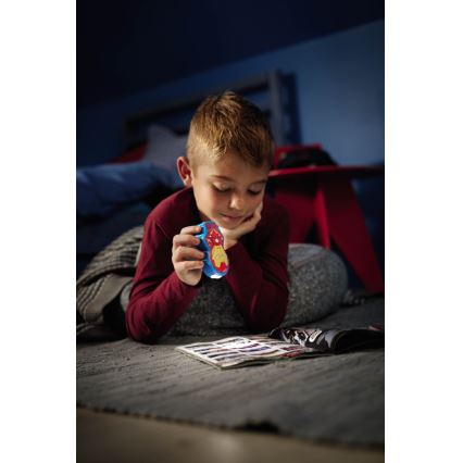 Philips 71767/35/16 - Detská batérka DISNEY IRON MAN 1xLED/0,3W/2xAAA