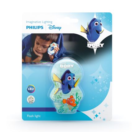 Philips 71767/35/P0 - Detská batérka DISNEY FINDING DORY LED/0,3W
