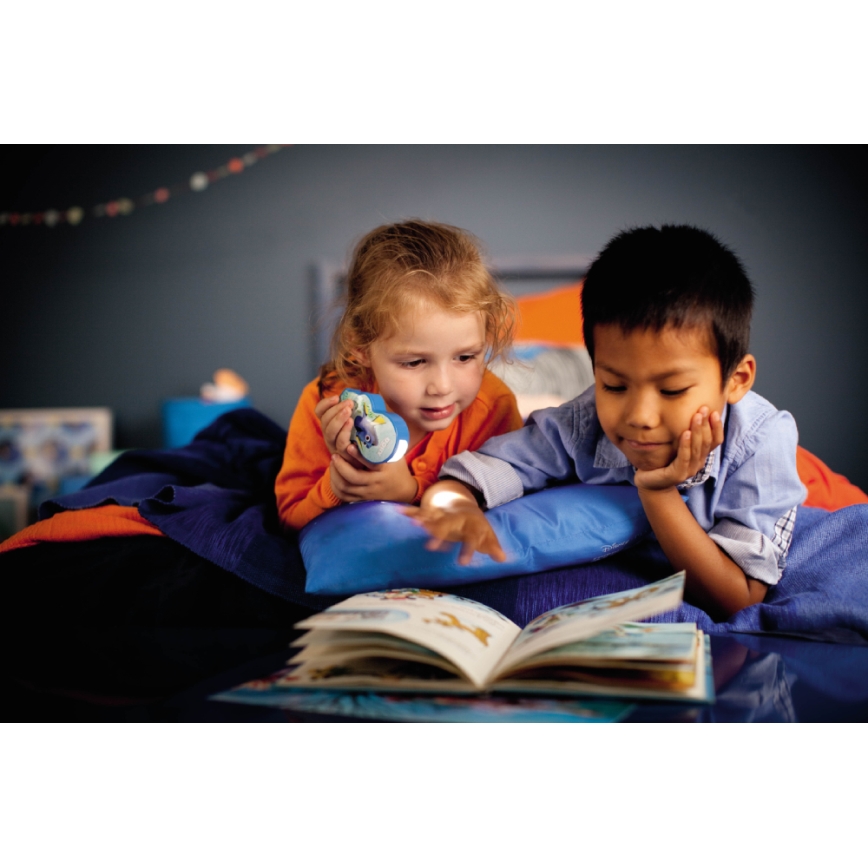 Philips 71767/35/P0 - LED Detská batérka DISNEY DORY 1xLED/0,3W/2xAAA