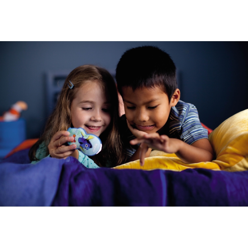 Philips 71767/35/P0 - LED Detská batérka DISNEY DORY 1xLED/0,3W/2xAAA