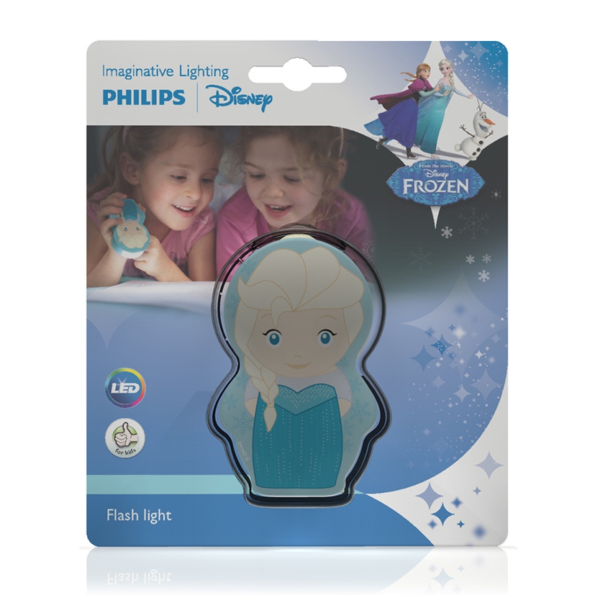 Philips 71767/37/16 - Detská batérka DISNEY ELSA LED/0,3W/2xAAA