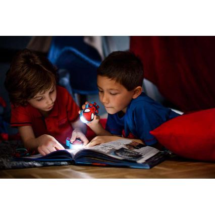 Philips 71767/40/16 - LED Detská baterka MARVEL SPIDER-MAN 1xLED/0,3W/2xAAA