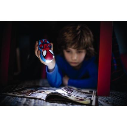 Philips 71767/40/16 - Detská LED baterka DISNEY SPIDER-MAN 1xLED/0,3W/3V