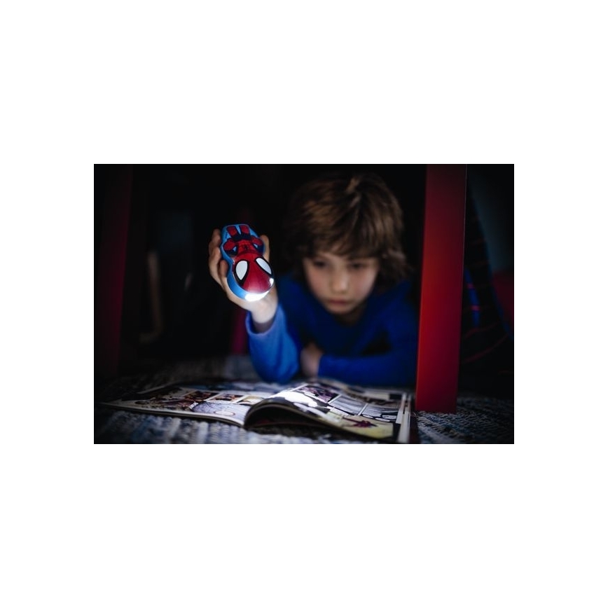 Philips 71767/40/16 - Detská LED baterka DISNEY SPIDER-MAN 1xLED/0,3W/3V