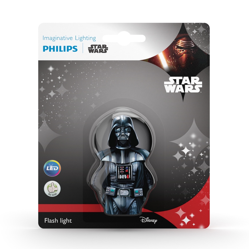 Philips 71767/98/16 - Detská batérka STAR WARS DARTH VADER LED/0,3W
