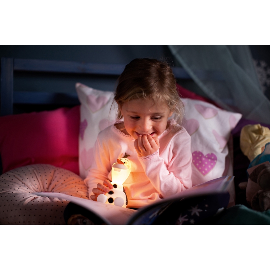 Philips 71768/08/16 - LED detská lampa FROZEN 1xLED/0,2W/2xAAA