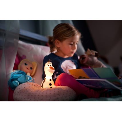 Philips 71768/08/16 - LED detská lampa FROZEN 1xLED/0,2W/2xAAA