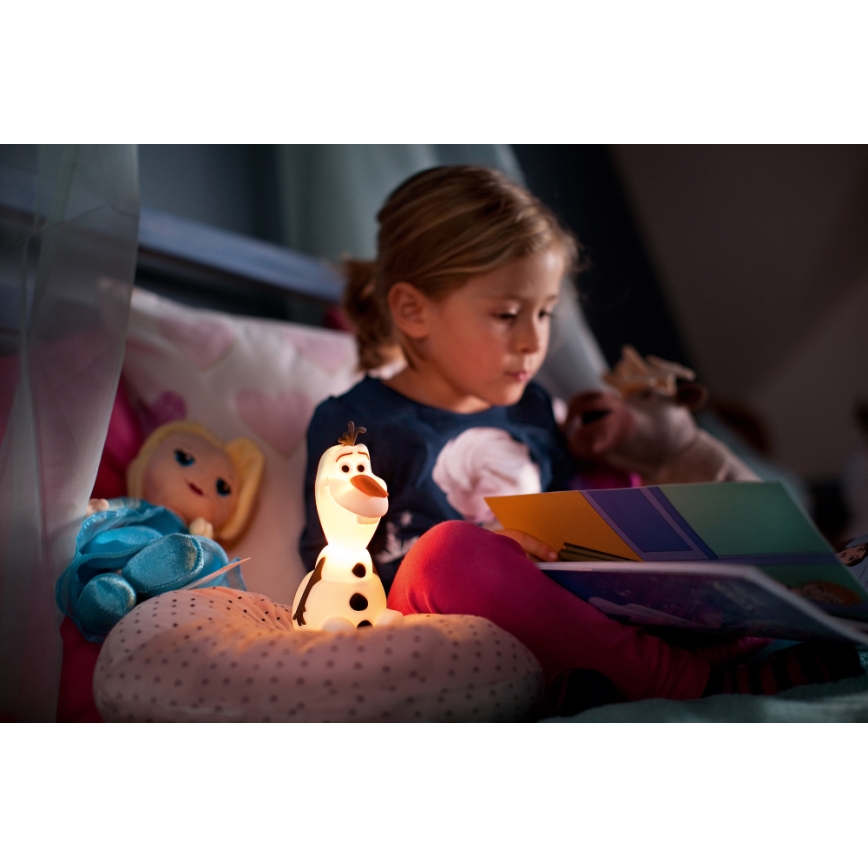 Philips 71768/08/16 - LED detská lampa FROZEN 1xLED/0,2W/2xAAA