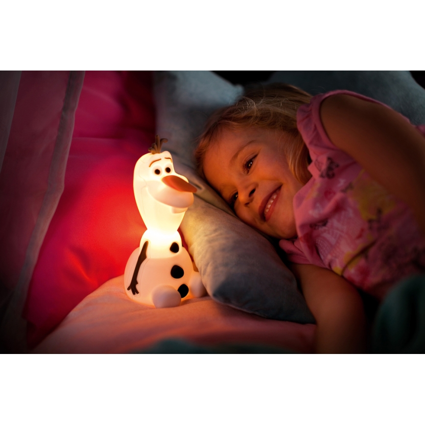Philips 71768/08/16 - LED detská lampa FROZEN 1xLED/0,2W/2xAAA