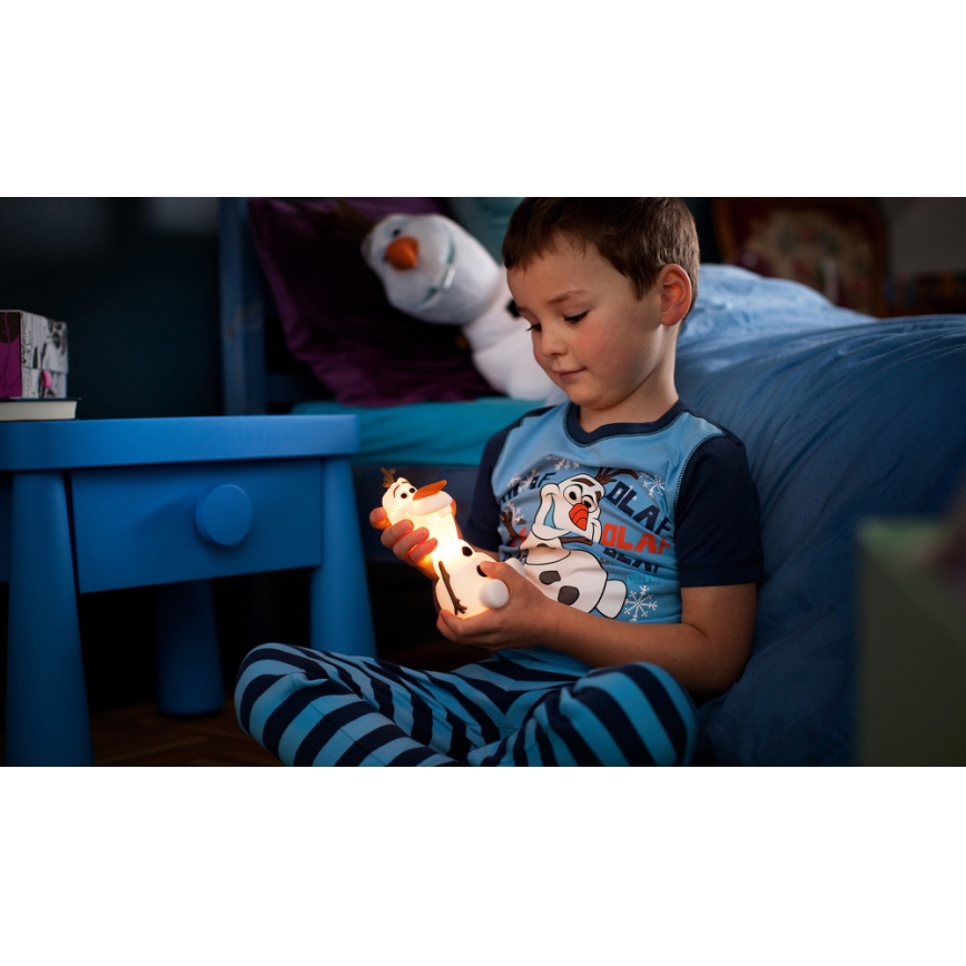 Philips 71768/08/16 - LED detská lampa FROZEN 1xLED/0,2W/2xAAA