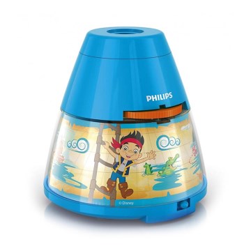 Philips 71769/05/16 - Detská stolná lampa a projektor DISNEY JAKE PIRATE 1xLED/0,1W/3xAA Philips 71769/05/16 - Detská stolná lampa a projektor DISNEY JAKE PIRATE 1xLED/0,1W/3xAA