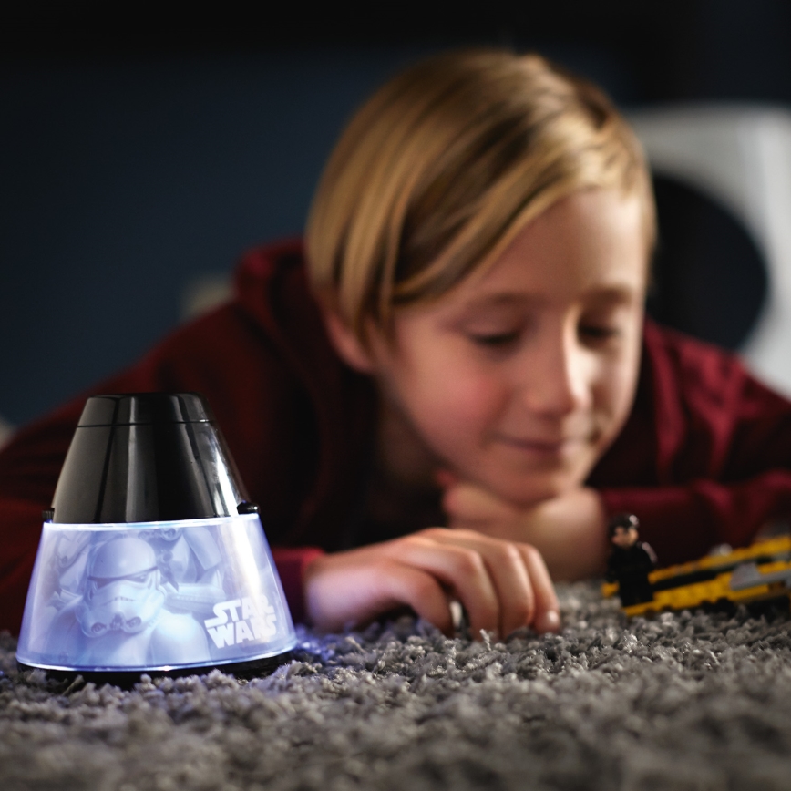 Philips 71769/99/16 - Detský projektor STAR WARS LED/0,1W/3xAA