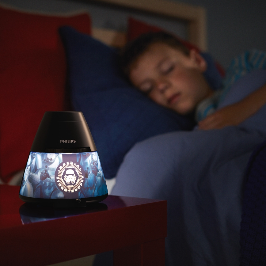 Philips 71769/99/16 - Detský projektor STAR WARS LED/0,1W/3xAA