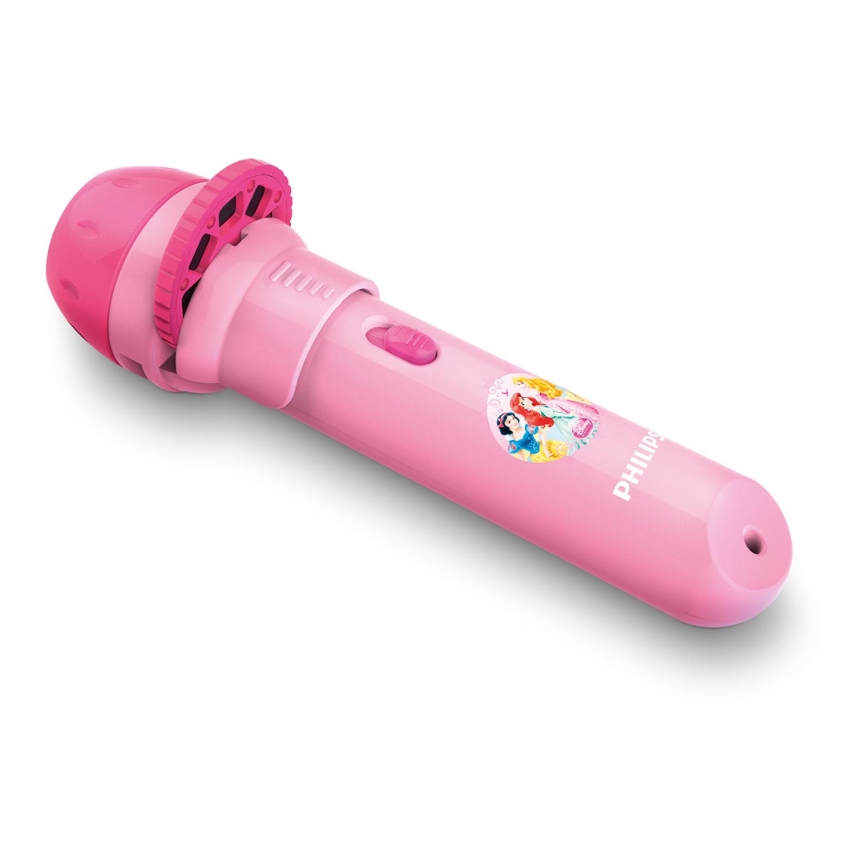 Philips 71788/28/16 - LED Detská baterka a projektor DISNEY PRINCESS LED/3xLR44