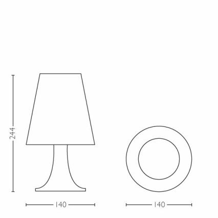 Philips - LED Detská stolná lampa 1xLED/2,3W/230V