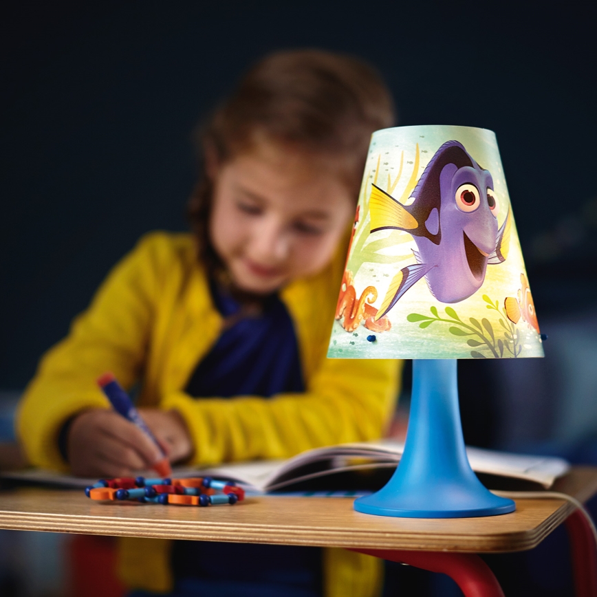 Philips 71795/90/16 - Detská stolná lampa DISNEY FINDING DORY LED/2,3W/230V