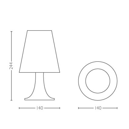 Philips - LED Detská stolná lampa LED/2,3W/230V