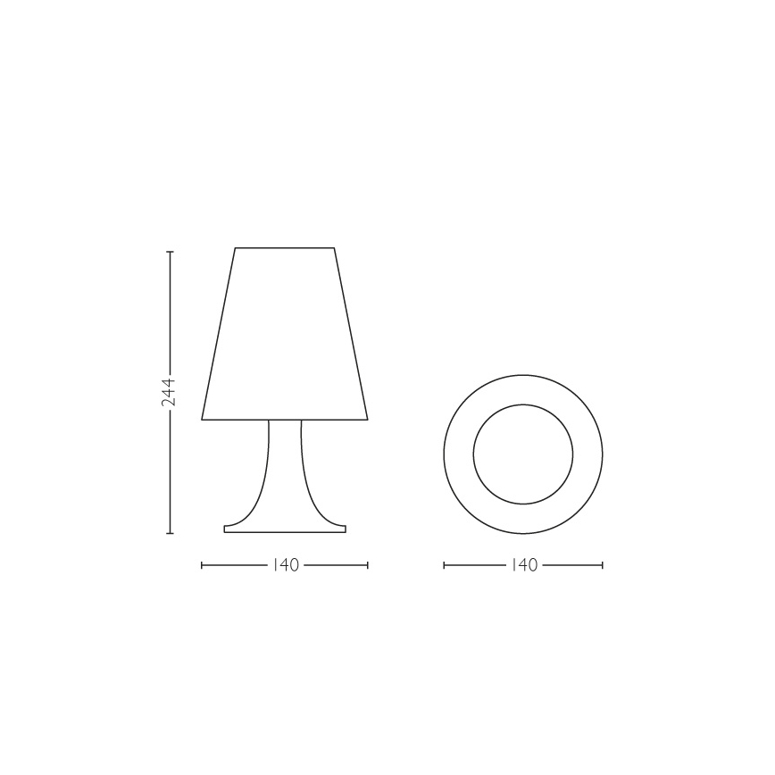Philips - LED Detská stolná lampa LED/2,3W/230V