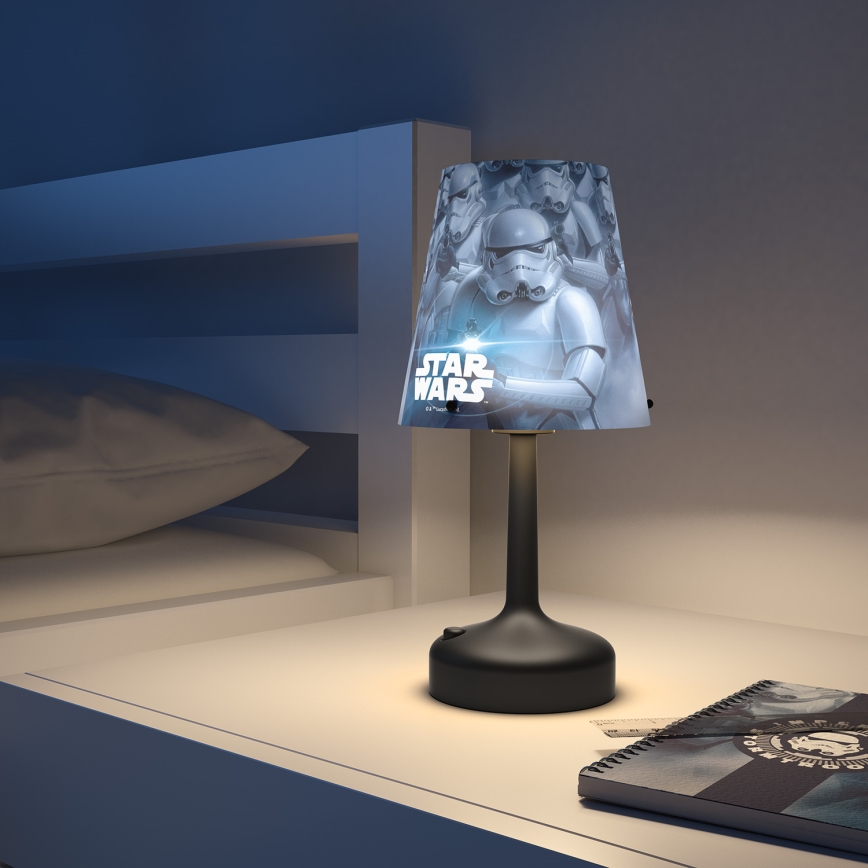 Philips 71796/30/16 - Detská stolná lampa STAR WARS STORMTROOPER 1xLED/0,57W/3xAA