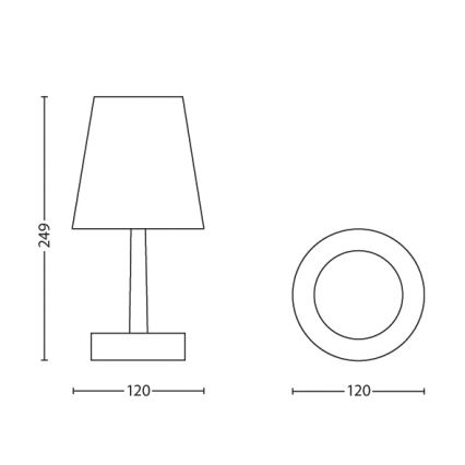 Philips 71796/30/16 - Detská stolná lampa STAR WARS STORMTROOPER 1xLED/0,57W/3xAA