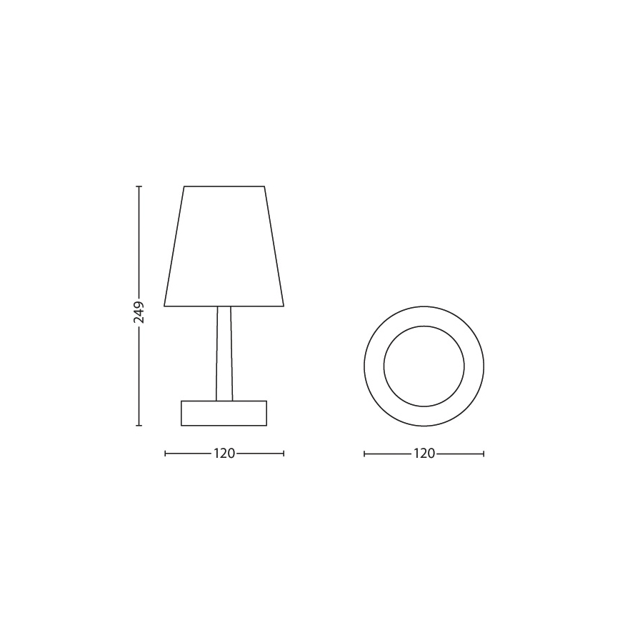 Philips 71796/30/16 - Detská stolná lampa STAR WARS STORMTROOPER 1xLED/0,57W/3xAA