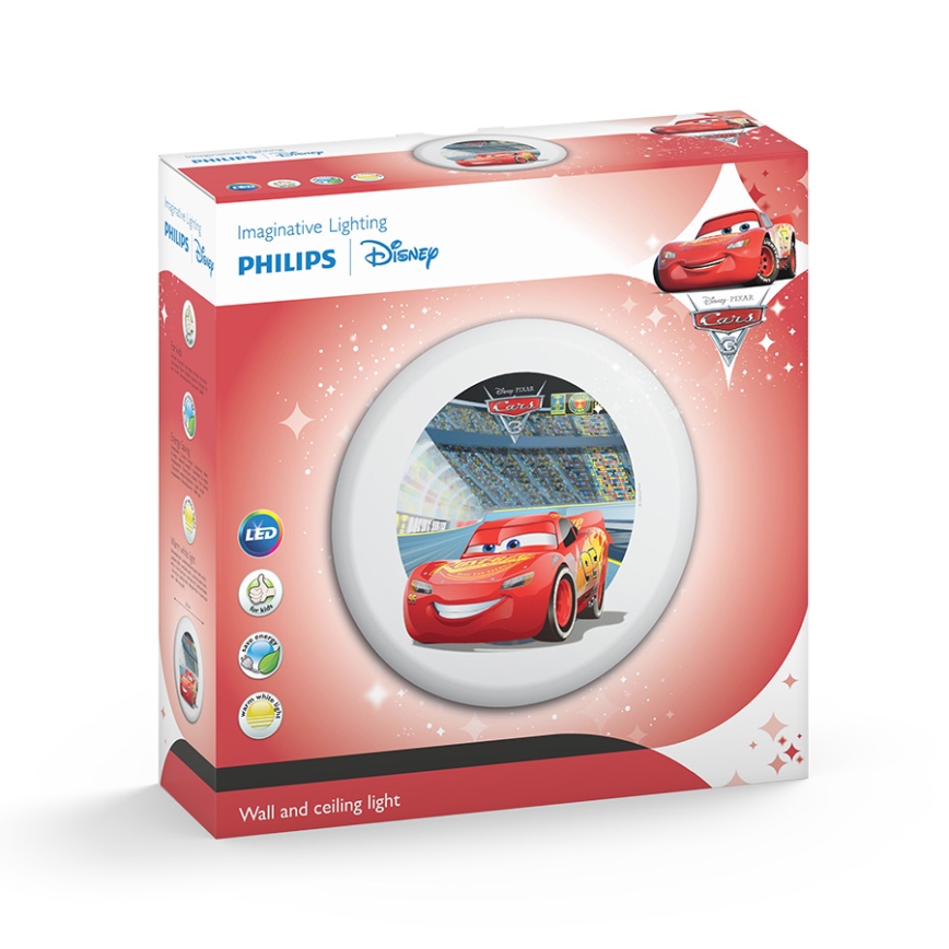 Philips 71884/32/P0 - LED detské nástenné svietidlo DISNEY CARS LED/10W/230V