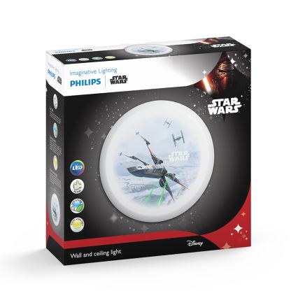 Philips 71884/51/P0 - LED Detské nástenné svietidlo STAR WARS 4xLED/2,5W/230V